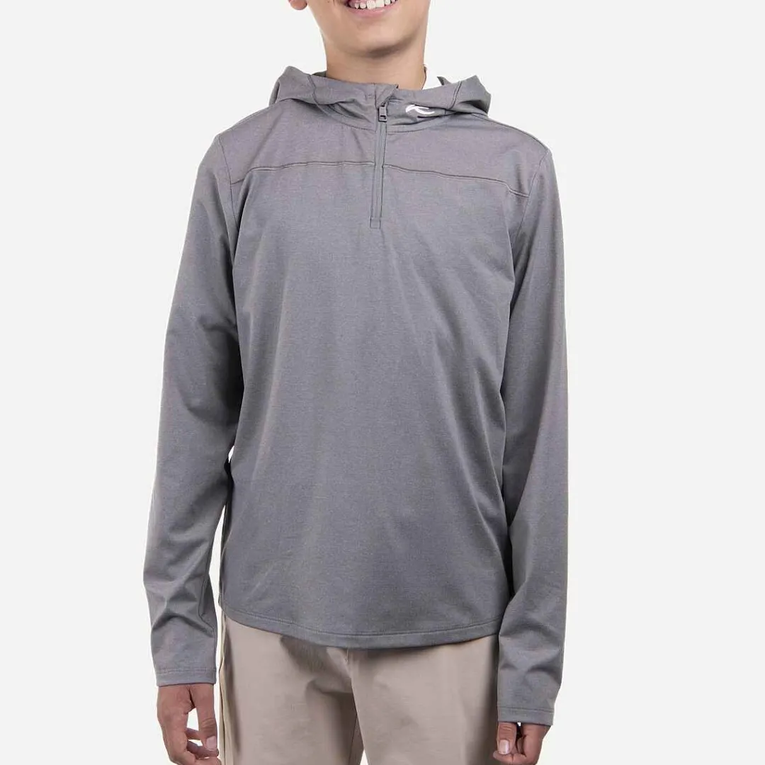 KJUS Boys' Hood Midlayer Half-Zip-Kids Midlayers