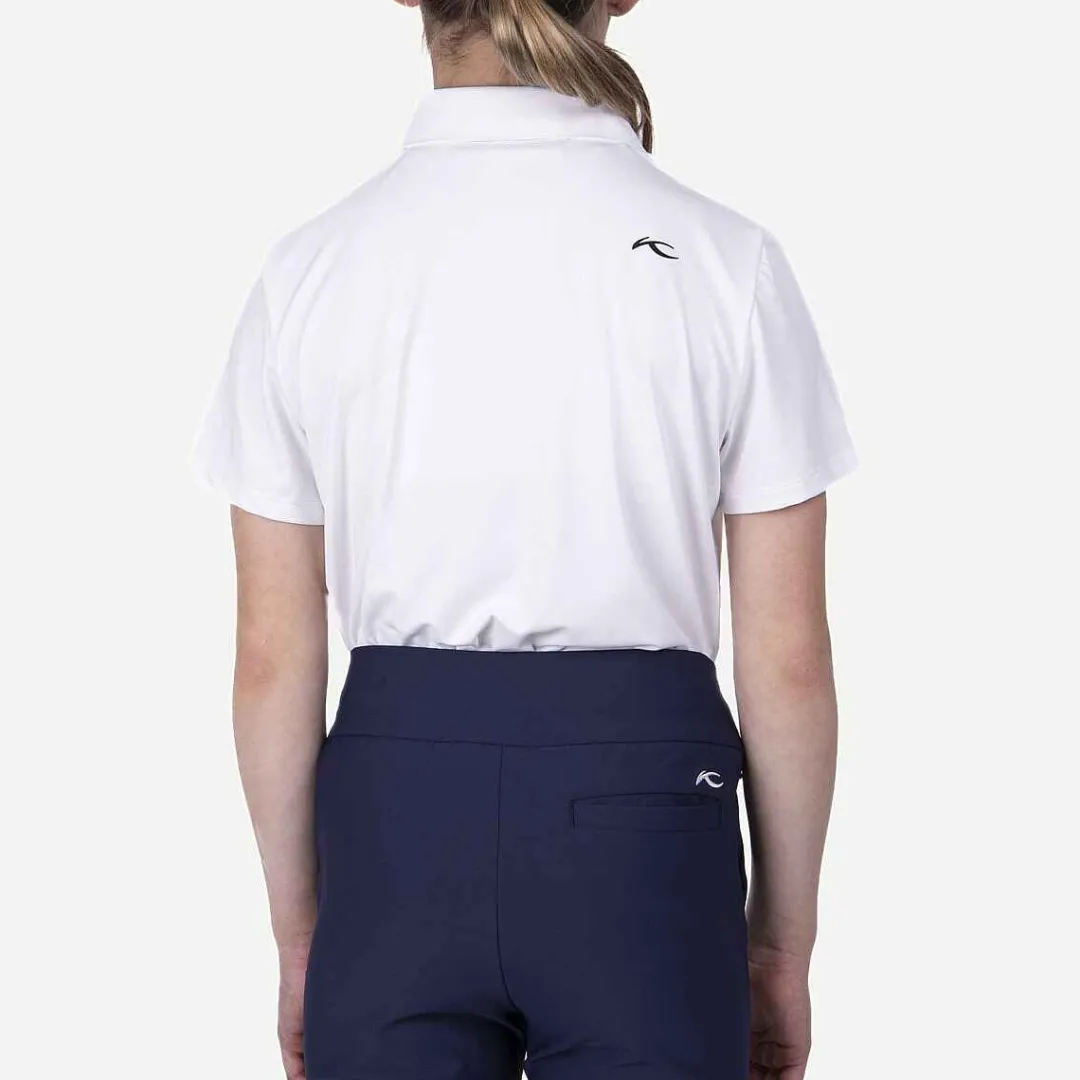 KJUS Girls' Polo Self Collar S/S-Kids Polos