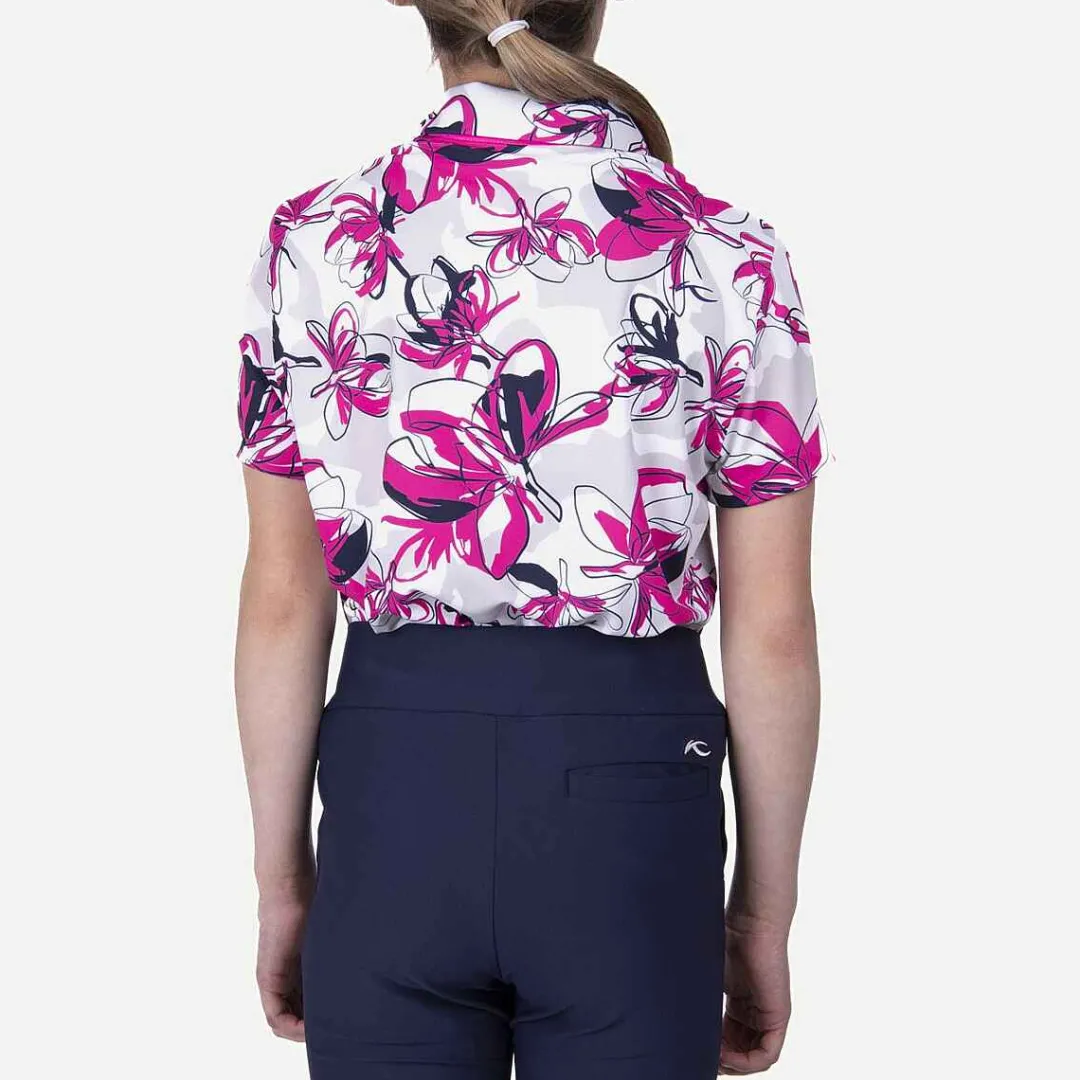 KJUS Girls' Printed Polo S/S-Kids Polos