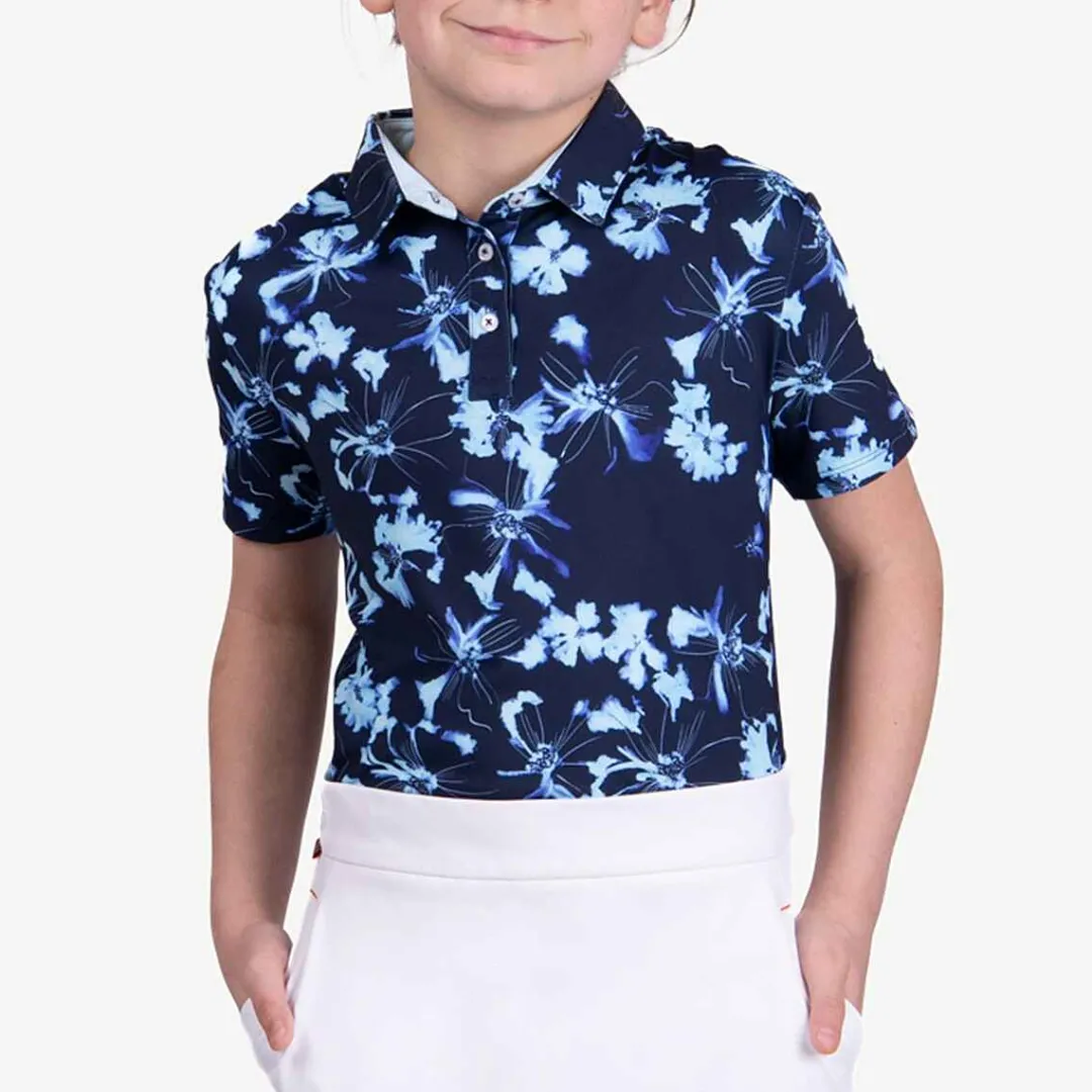 KJUS Girls' Printed Polo S/S-Kids Polos