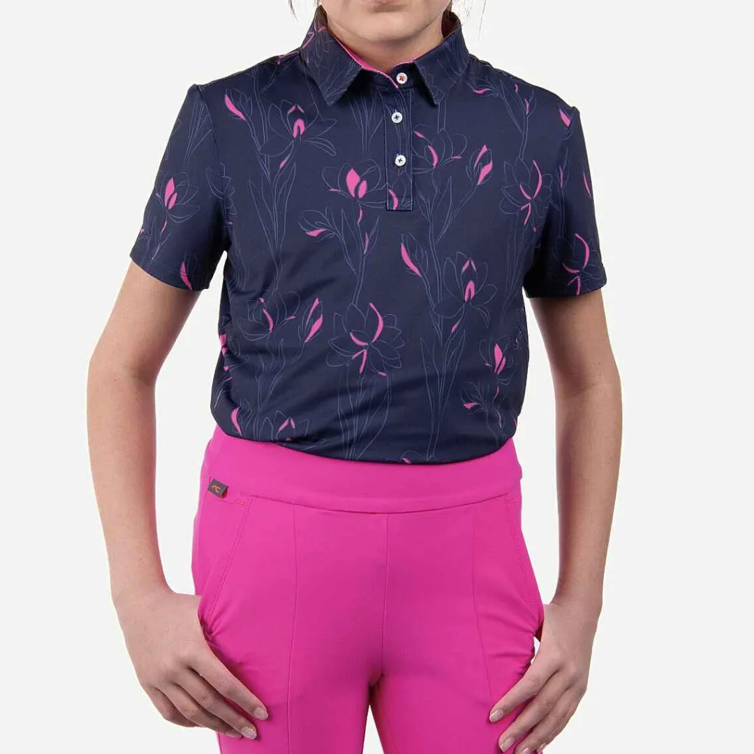 KJUS Girls' Printed Polo S/S-Kids Polos