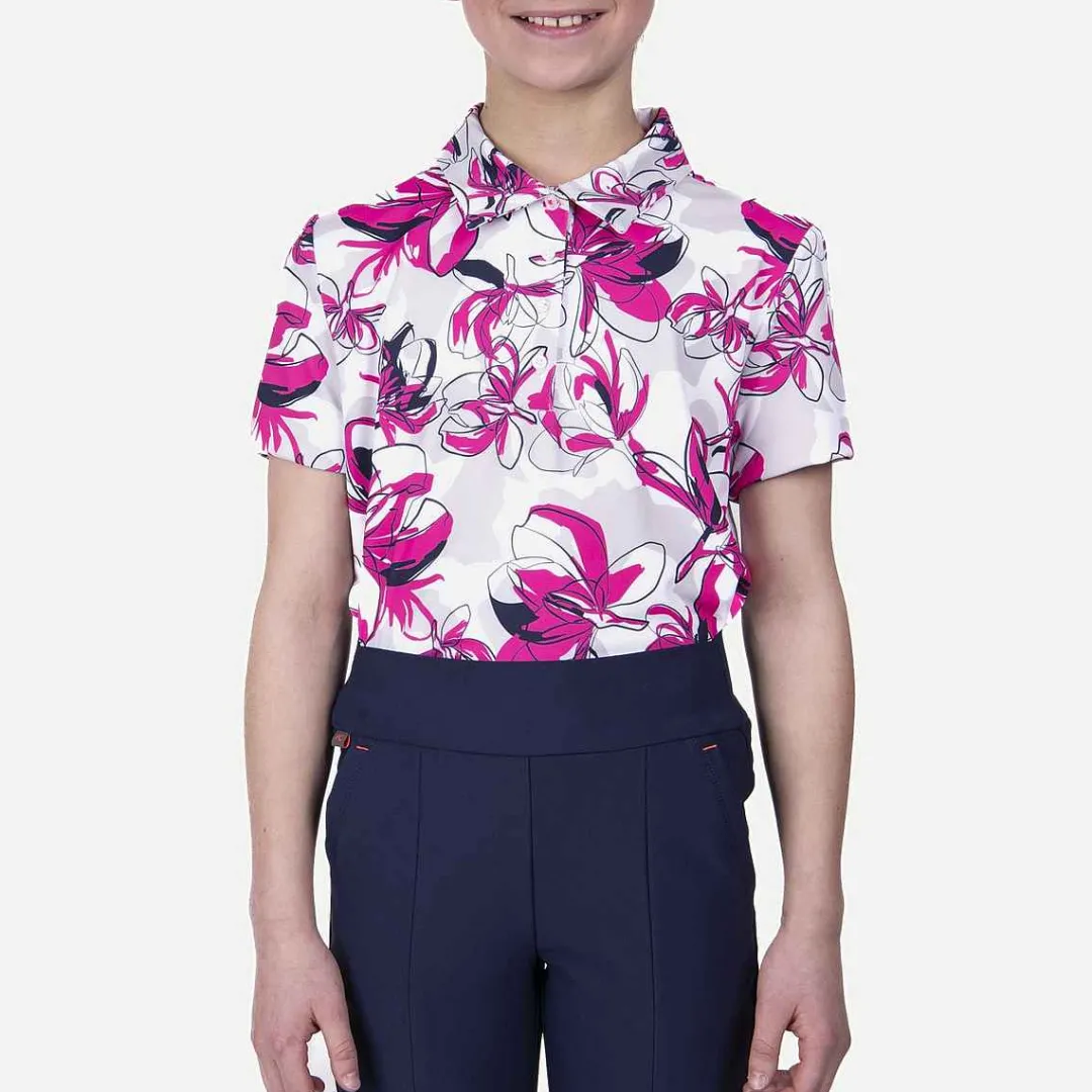 KJUS Girls' Printed Polo S/S-Kids Polos