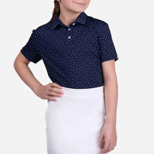 girls_printed_polo_ss_1-13.webp KJUS Girls' Printed Polo S/S-Kids Polos