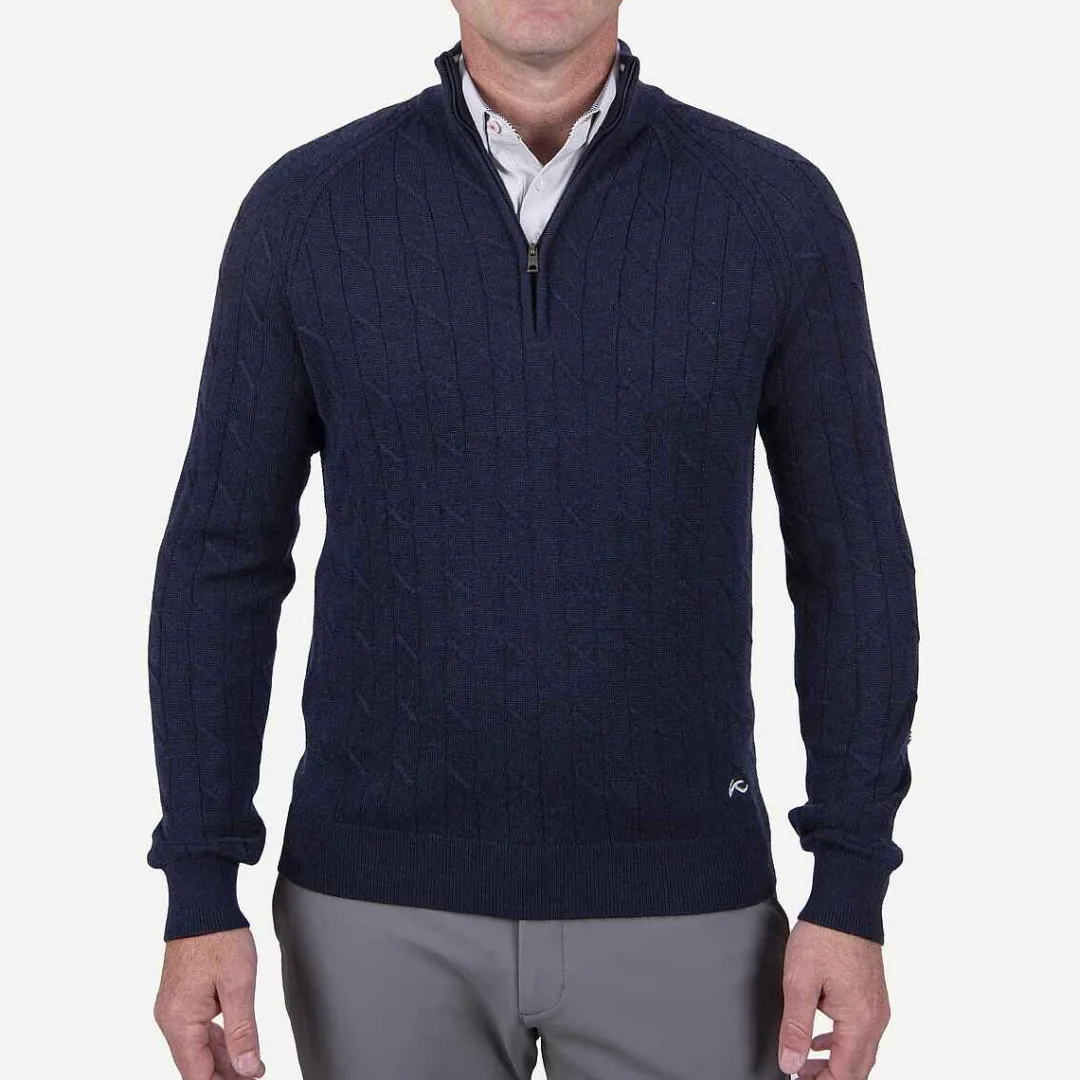 KJUS Men'S Cashmere Luxe Half-Zip-Men Midlayers & Sweaters