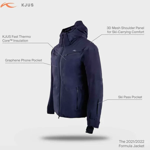 KJUS Men'S Formula Jacket-Men Jackets & Vests