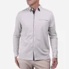 KJUS Men'S Inverness Texture Shirt-Men Polos & Shirts