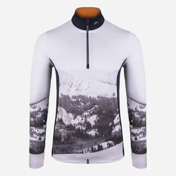 mens_revel_printed_midlay_1.webp KJUS Men'S Revel Printed Midlayer Half-Zip-Men Midlayers & Sweaters