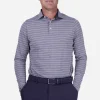KJUS Men'S Soren Melange Stripe Polo L/S-Men Polos