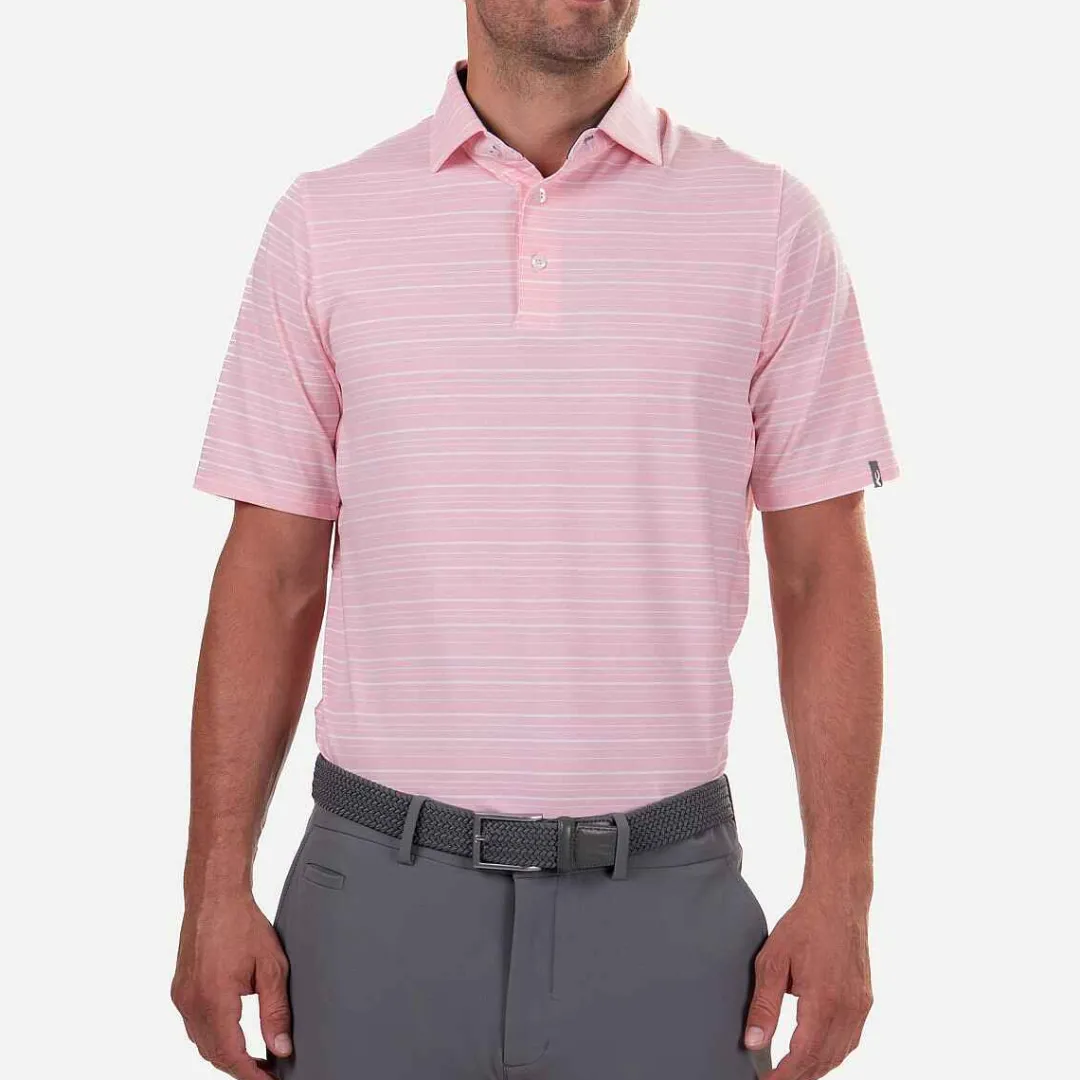 KJUS Men'S Soren Melange Stripe Polo S/S-Men Polos