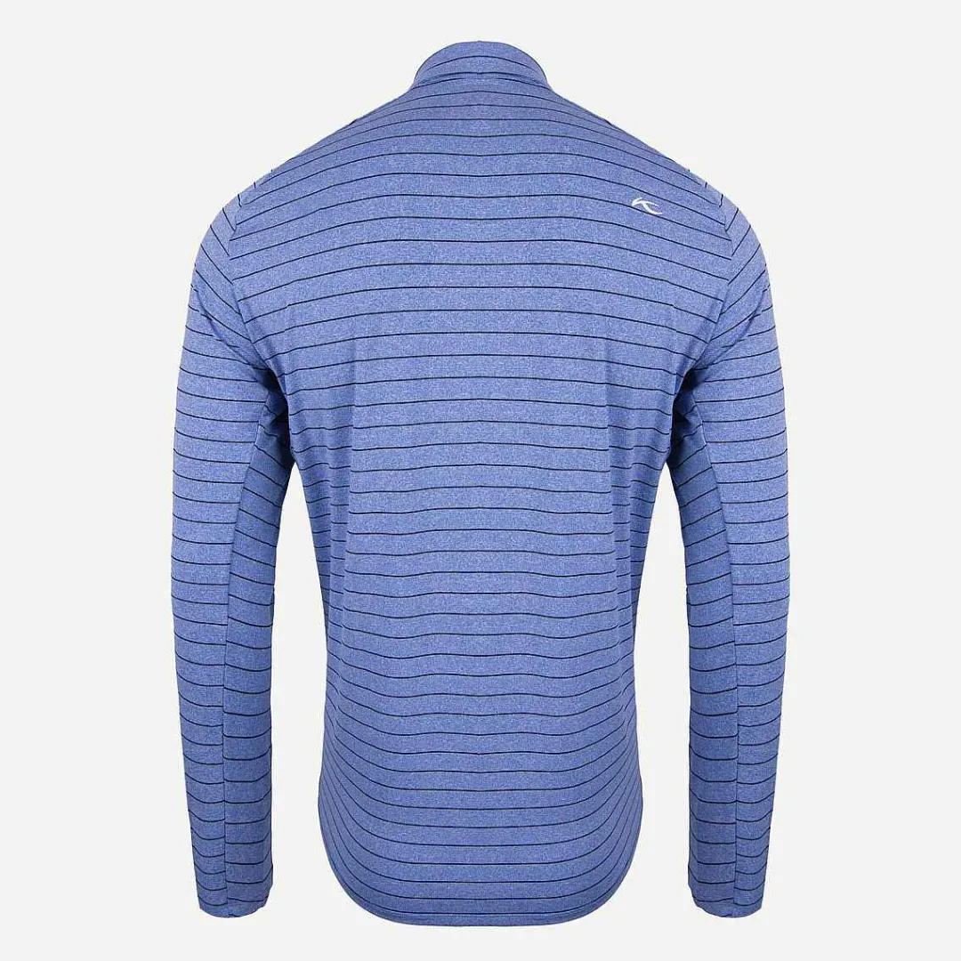 KJUS Men'S Soren Melange Stripe Polo L/S-Men Polos