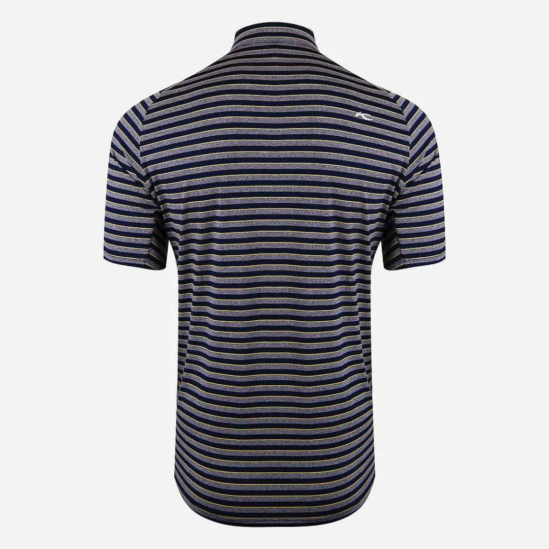 KJUS Men'S Soren Multi Stripe Polo S/S-Men Polos