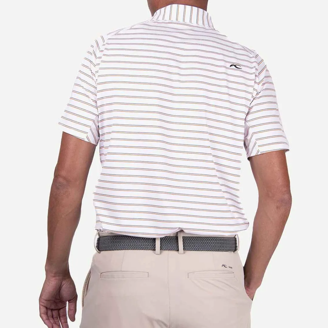 KJUS Men'S Soren Multi Stripe Polo S/S-Men Polos