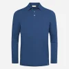 KJUS Men'S Soren Solid Polo L/S-Men Polos