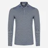 KJUS Men'S Soren Stripe Polo L/S-Men Polos