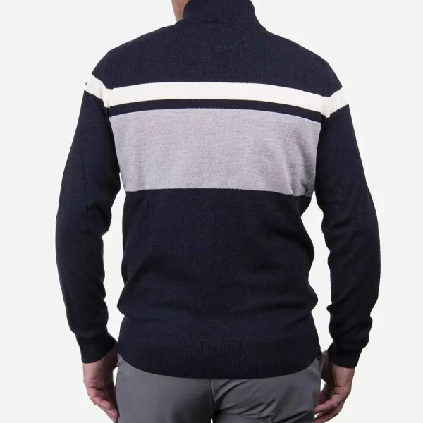 mens_stripe_sweater_halfz_1.webp KJUS Men'S Stripe Sweater Half-Zip-Men Midlayers & Sweaters