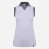 KJUS Women'S V-Neck Polo S/L-Women Polos & Shirts